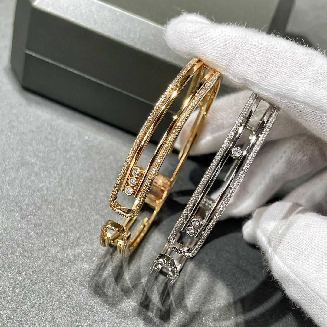 [Regal Jewels]MOVE 10TH PAVED DIAMOND BRACELET