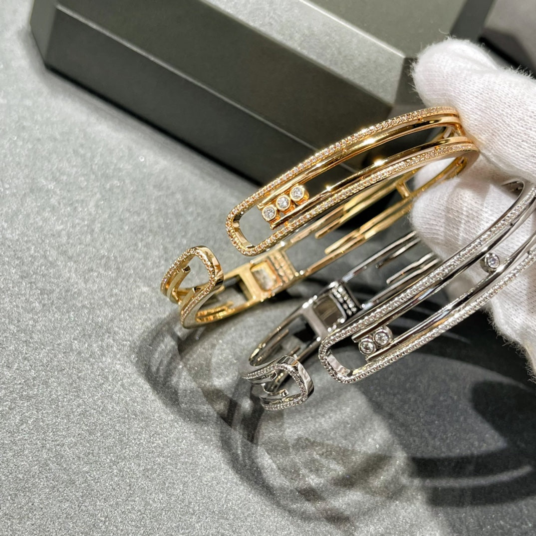 [Regal Jewels]MOVE 10TH PAVED DIAMOND BRACELET