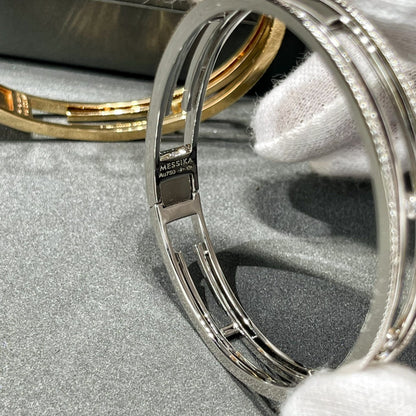 [Regal Jewels]MOVE 10TH PAVED DIAMOND BRACELET