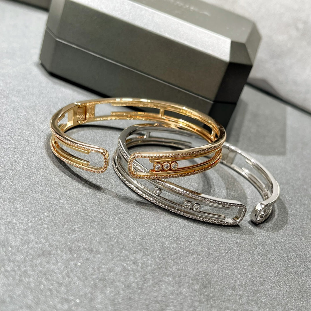 [Regal Jewels]MOVE 10TH PAVED DIAMOND BRACELET