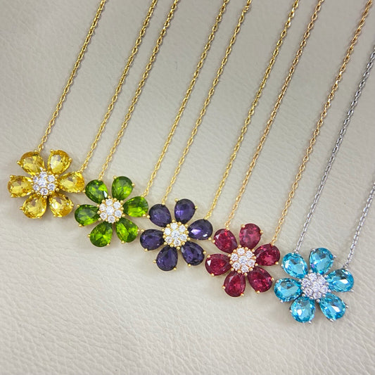 [Regal Jewels] flower necklace
