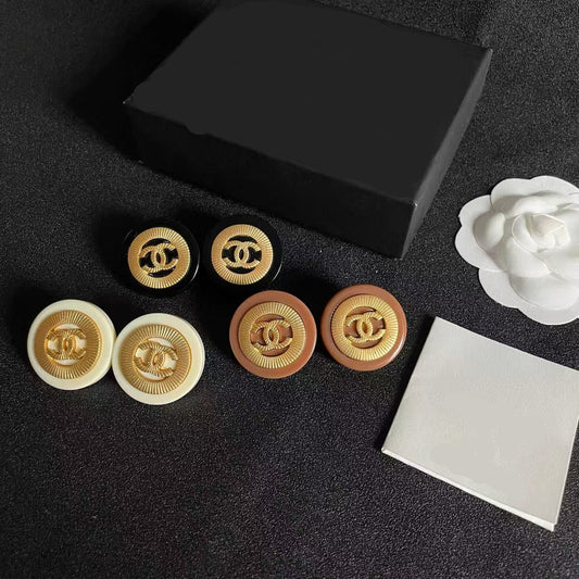 [Regal Jewels]Classic Double C Earrings