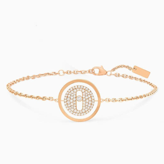 [Regal Jewels]LUCKY MOVE DIAMOND PAVED BRACELET