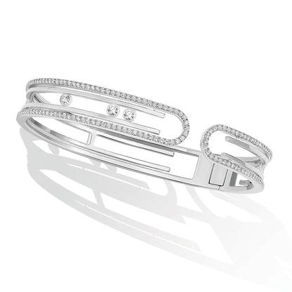 [Regal Jewels]MOVE 10TH PAVED DIAMOND BRACELET