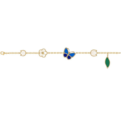 [Regal Jewels]LUCKY SPRING BUTTERFLY 5 MOTIF BRACELET