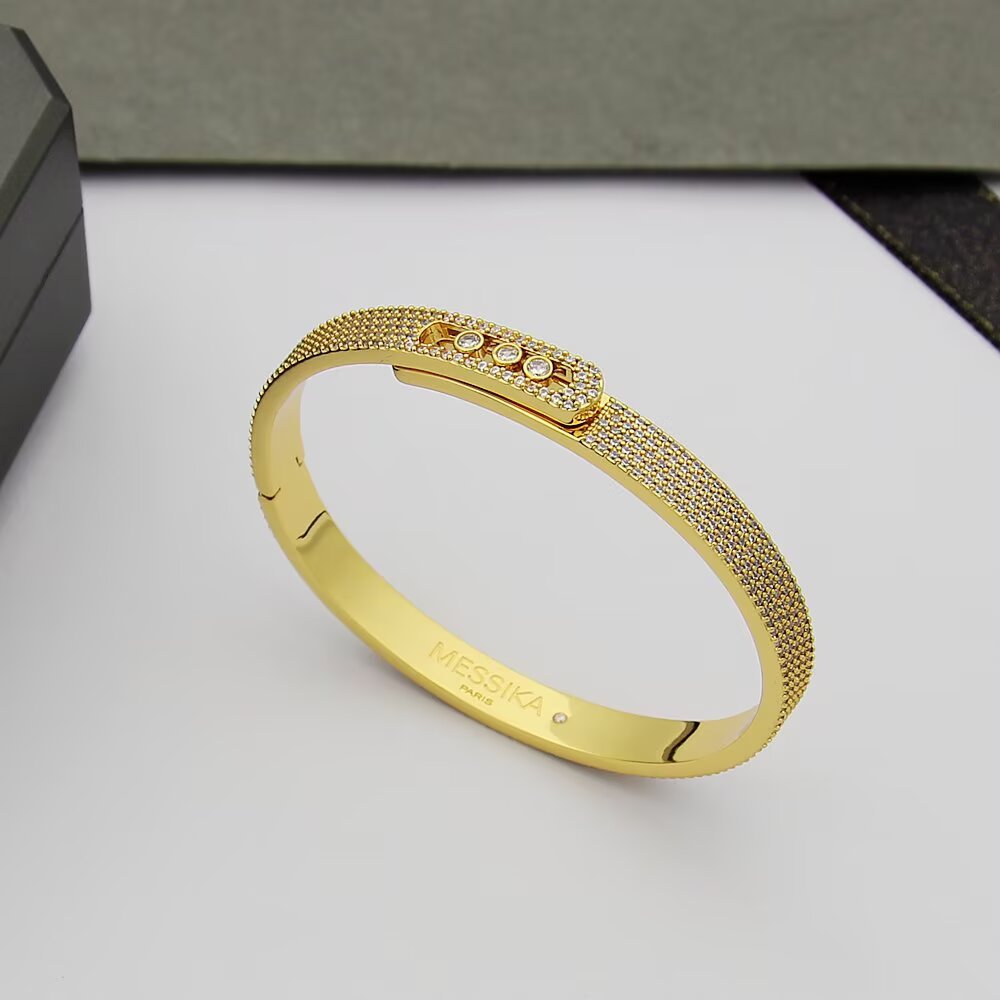 [Regal Jewels]Move Noa Full Pavé Diamond Bangle Bracelet