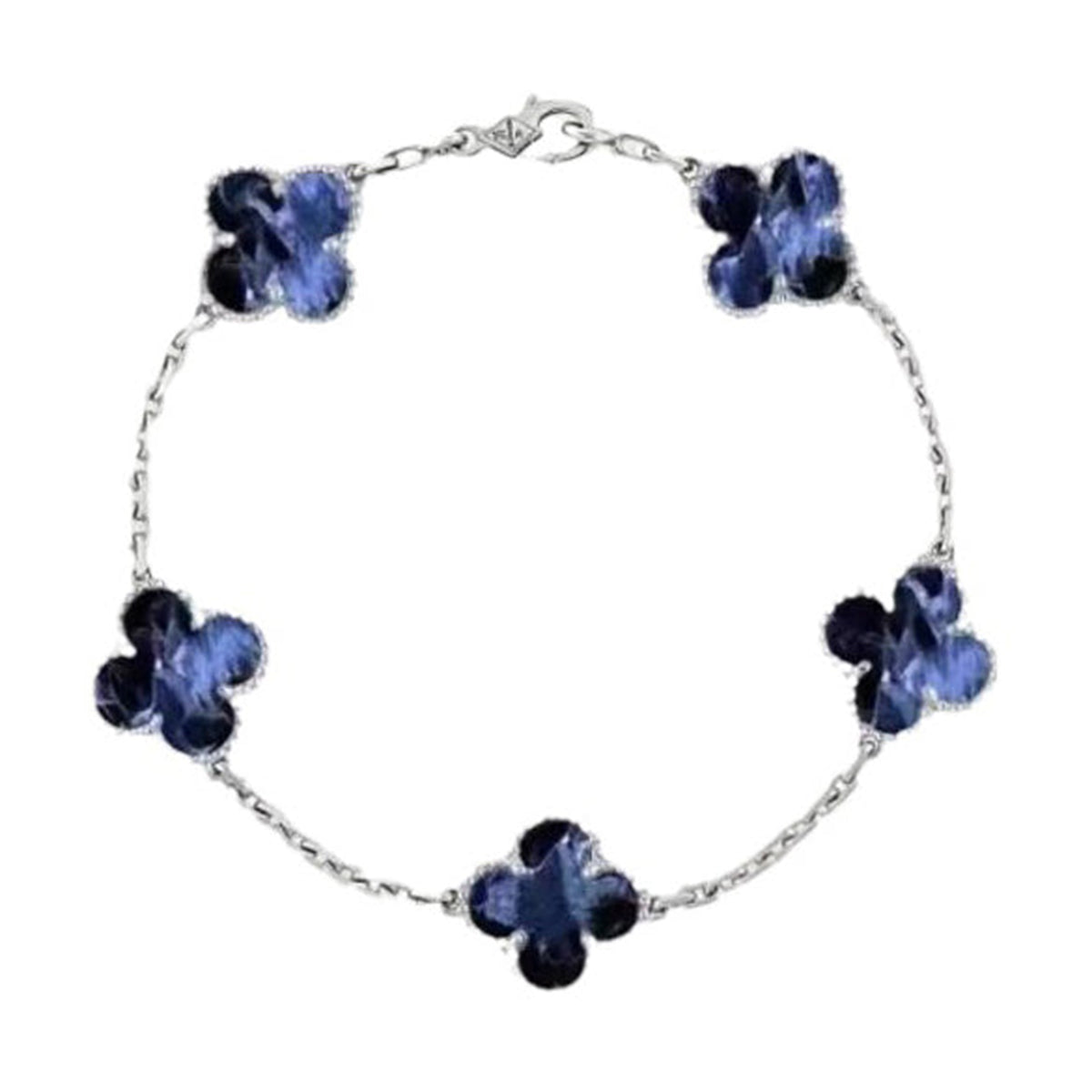[Regal Jewels]CLOVER 5 MOTIF PIETERSITE BRACELET COLLECTION