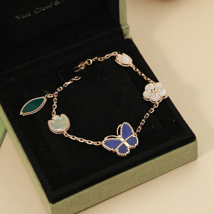 [Regal Jewels]LUCKY SPRING BUTTERFLY 5 MOTIF BRACELET