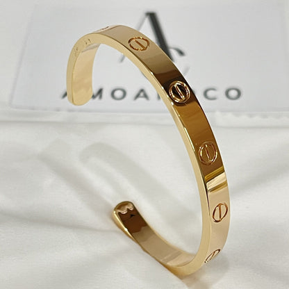 [Regal Jewels]LOVE BRACELET 6.1MM OPEN CUFF