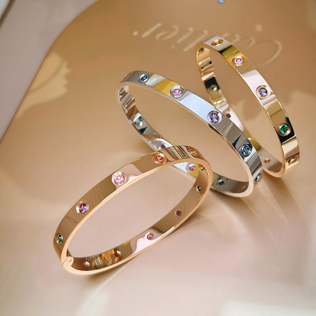 [Regal Jewels]2026 RAINBOW LOVE BRACELET 6.1MM  10 DIAMONDS