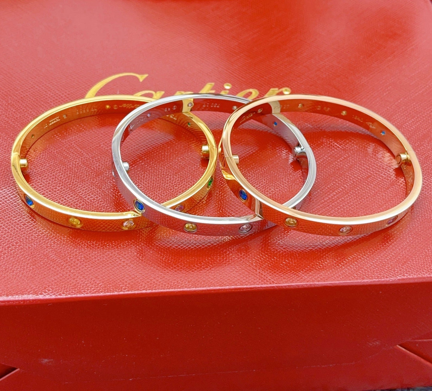[Regal Jewels]2026 RAINBOW LOVE BRACELET 6.1MM  10 DIAMONDS