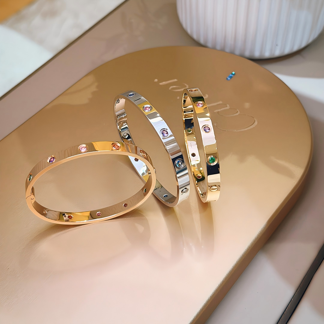 [Regal Jewels]2026 RAINBOW LOVE BRACELET 6.1MM  10 DIAMONDS