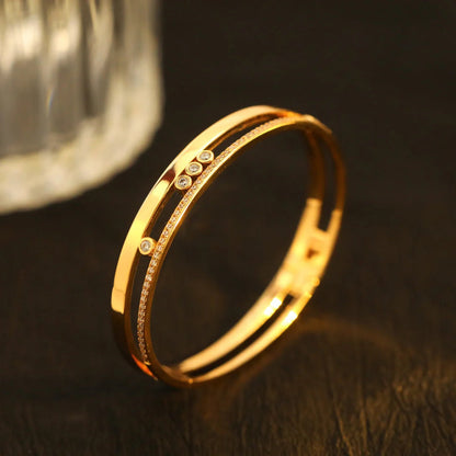 [Regal Jewels]Move Romane Diamond Bangle Bracelet