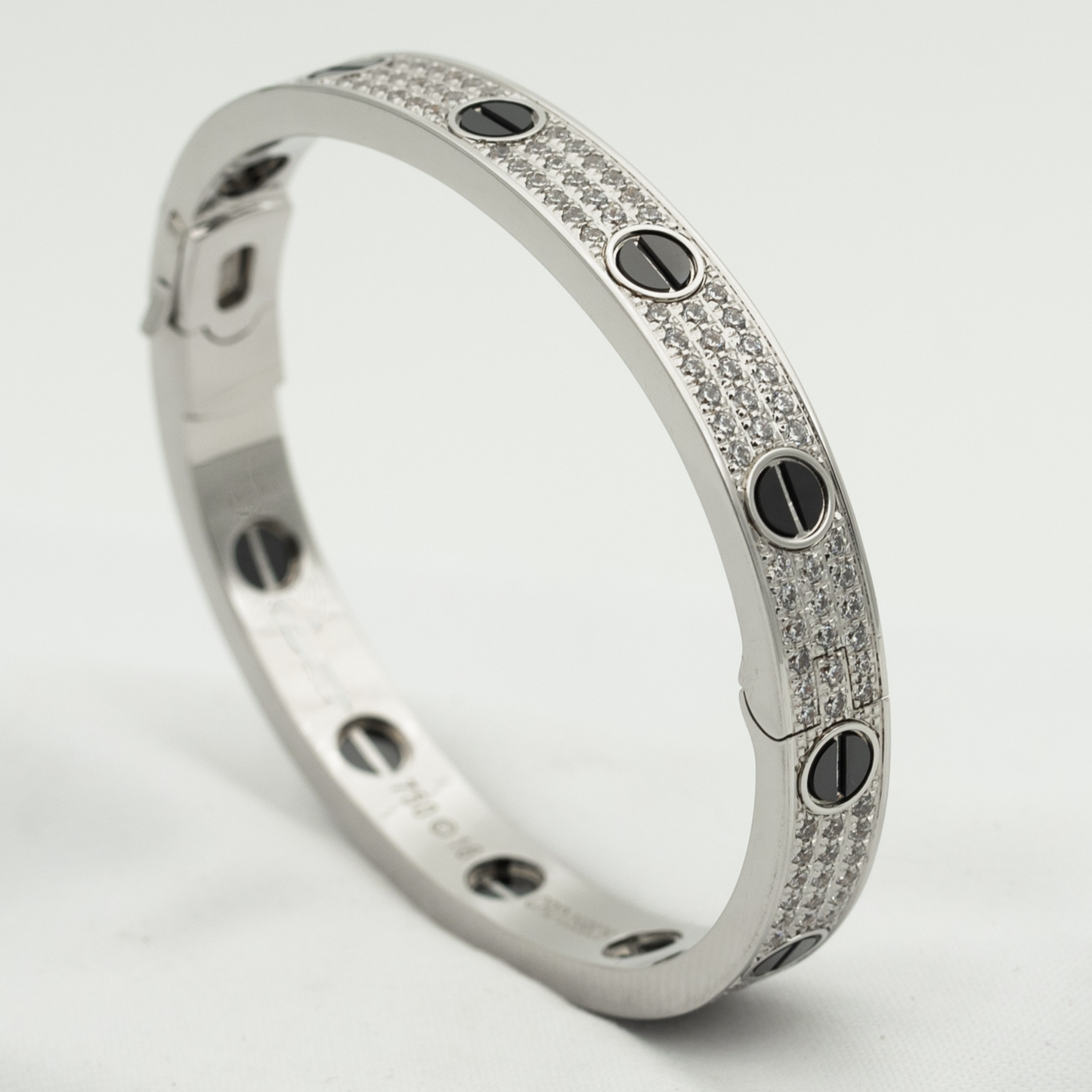 [Regal Jewels]LOVE BRACELET 6.1MM DIAMOND-PAVED CERAMIC