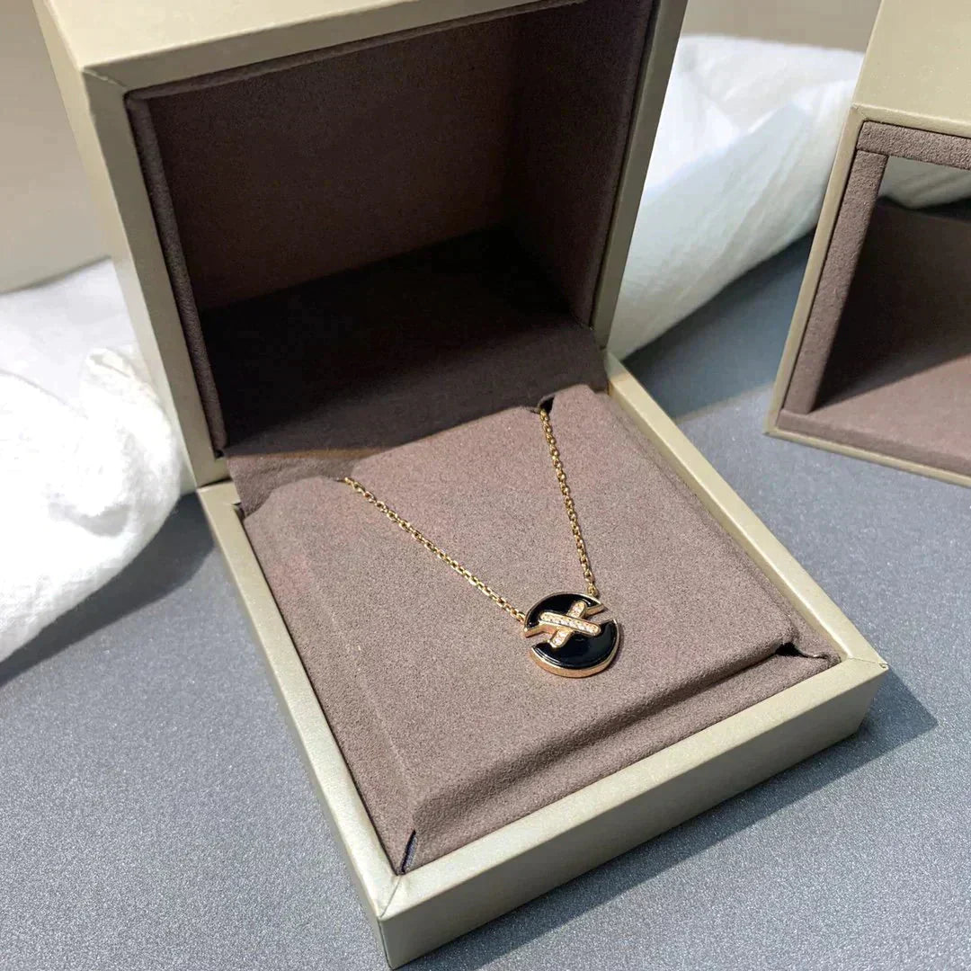 [Regal Jewels]JEUX DE ROSE GOLD DIAMOND NECKLACE