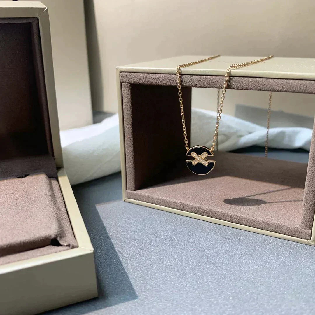 [Regal Jewels]JEUX DE ROSE GOLD DIAMOND NECKLACE