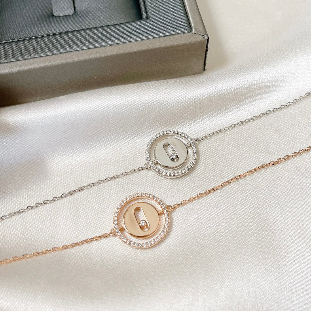 [Regal Jewels]LUCKY MOVE PAVED DIAMOND BRACELET