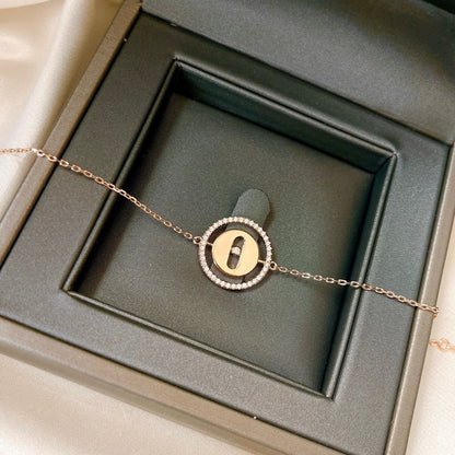 [Regal Jewels]LUCKY MOVE PAVED DIAMOND BRACELET