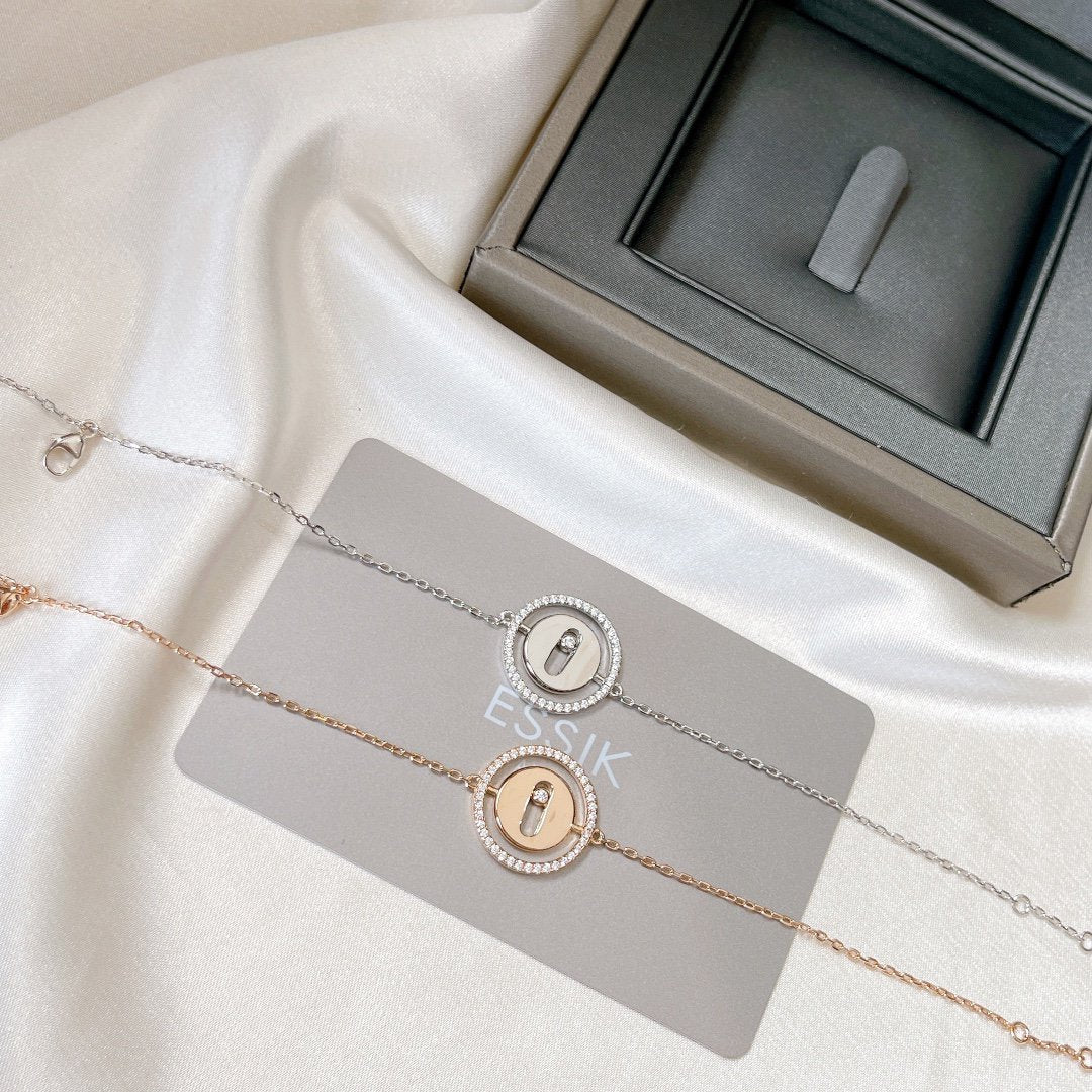 [Regal Jewels]LUCKY MOVE PAVED DIAMOND BRACELET