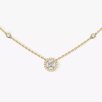 [Regal Jewels]Diamond Necklace 0,20ct Brilliant Shape Joy