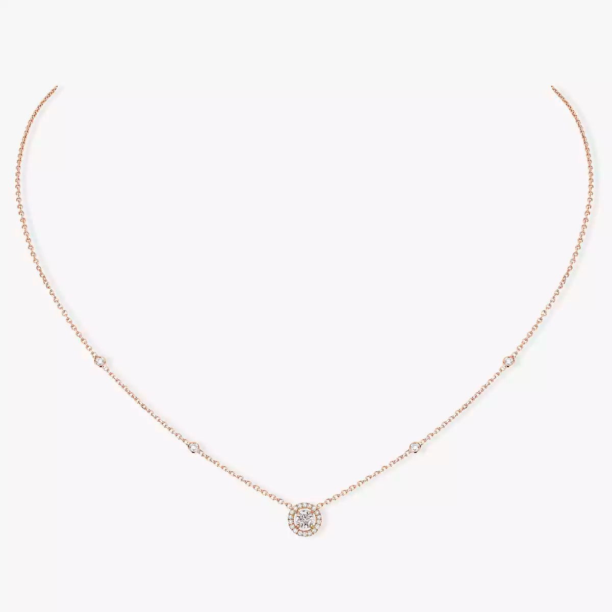 [Regal Jewels]Diamond Necklace 0,20ct Brilliant Shape Joy