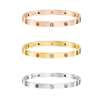 [Regal Jewels]2026 RAINBOW LOVE BRACELET 6.1MM  10 DIAMONDS