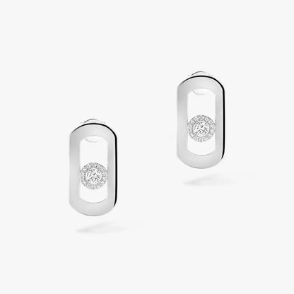 [Regal Jewels]So Move Diamond Earrings in Yellow Gold