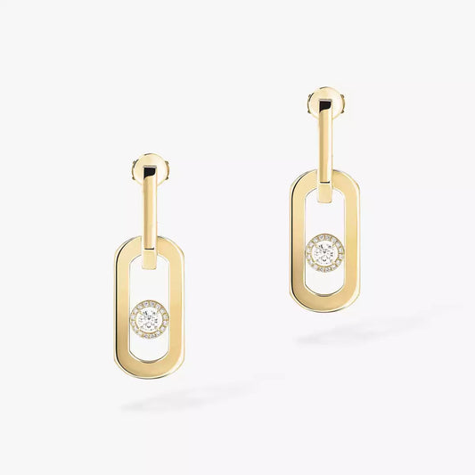 [Regal Jewels] So Move XL Diamond Hoop Earring