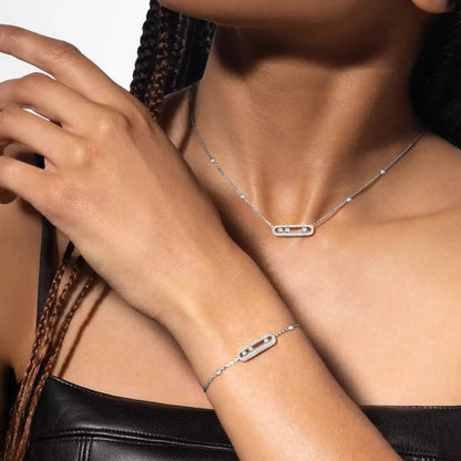 [Regal Jewels]Pavé Baby Move Diamond Bracelet