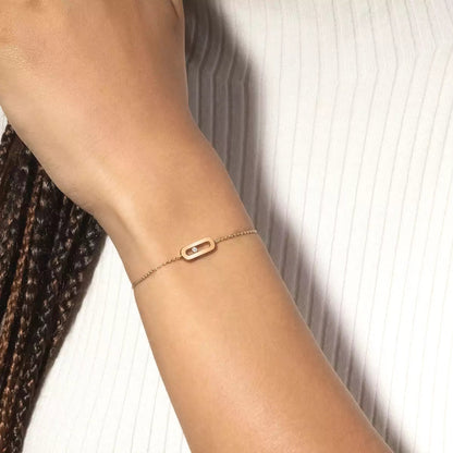 [Regal Jewels]Move Uno Diamond Bracelet
