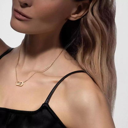 [Regal Jewels]So Move Diamond Necklace in Gold