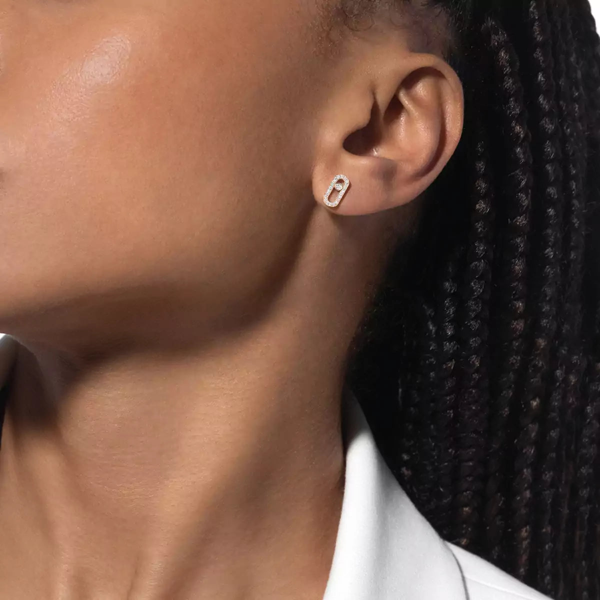 [Regal Jewels]Move Uno Diamond Earrings