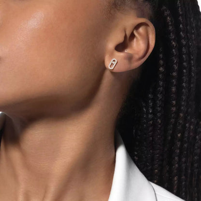 [Regal Jewels]Move Uno Diamond Earrings