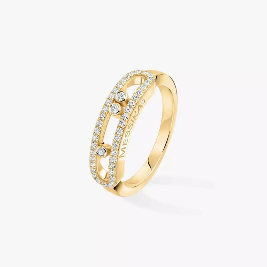 [Regal Jewels] Baby Move Gold Diamond Pave_ Ring