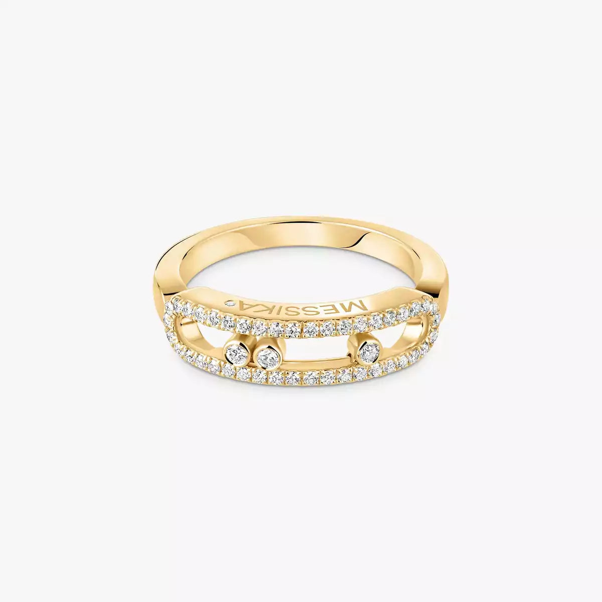 [Regal Jewels] Baby Move Gold Diamond Pave_ Ring