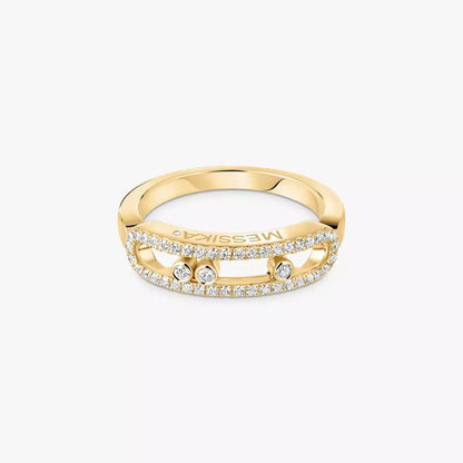 [Regal Jewels] Baby Move Gold Diamond Pave_ Ring