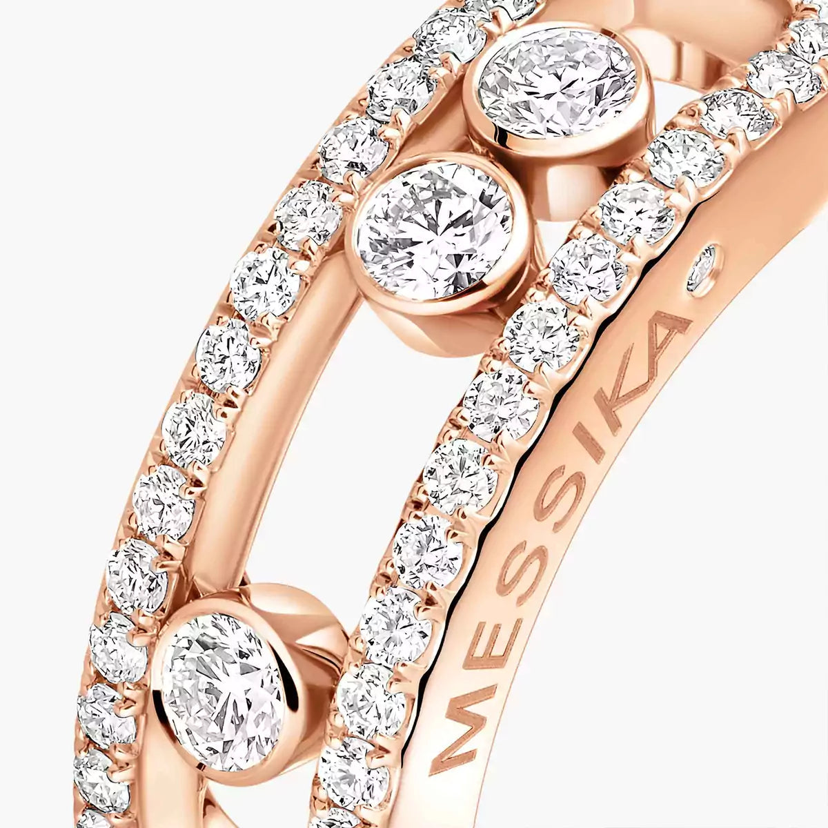 [Regal Jewels] Move Gold Diamond Pave_ Ring