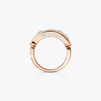 [Regal Jewels] Move Gold Diamond Pave_ Ring