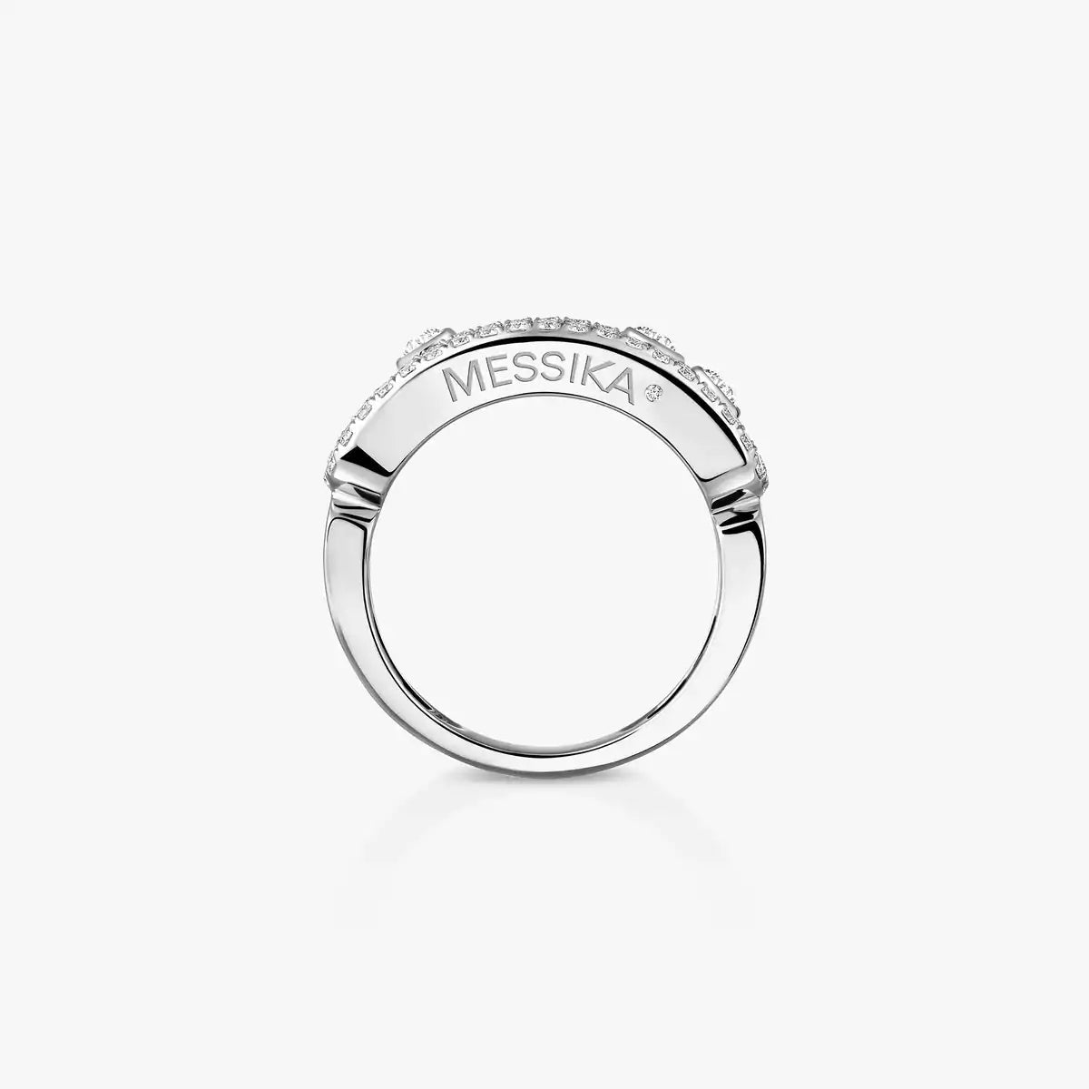 [Regal Jewels] Move Gold Diamond Pave_ Ring