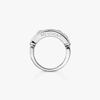 [Regal Jewels] Move Gold Diamond Pave_ Ring