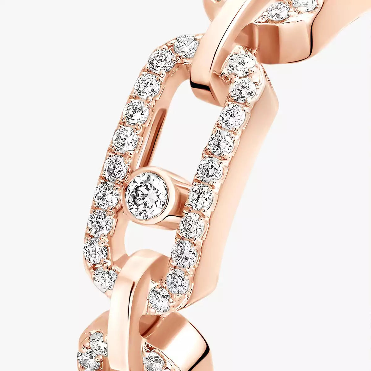 [Regal Jewels]Move Link Pave_-Set Diamond Ring in Gold
