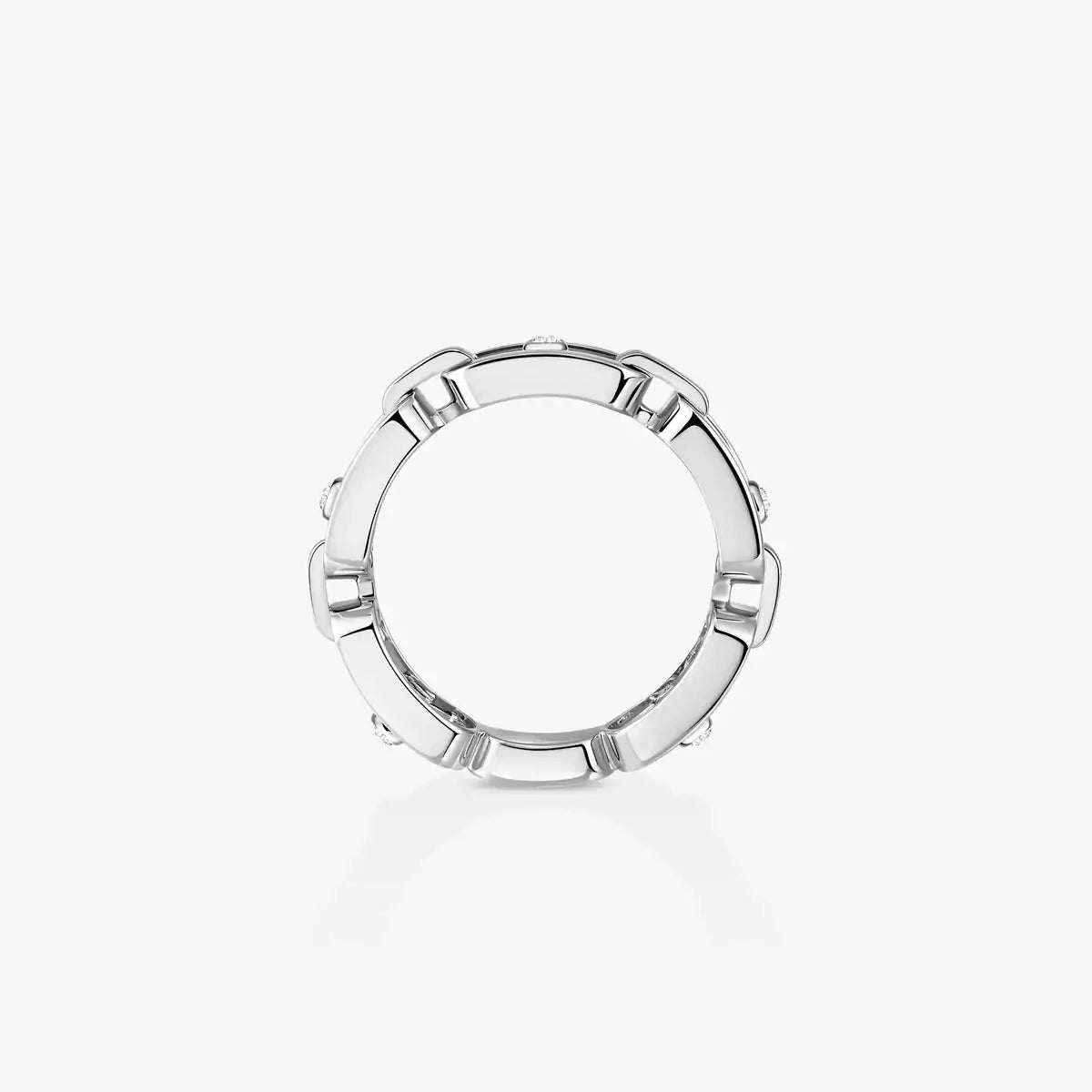 [Regal Jewels]Move Link Pave_-Set Diamond Ring in Gold