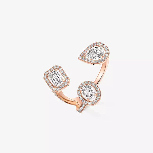 [[Regal Jewels] Diamond Ring 0,25ct My Twin Trilogy