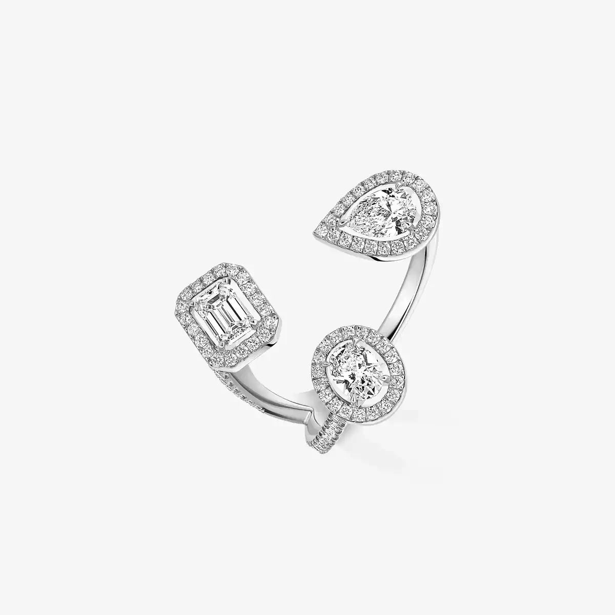 [[Regal Jewels] Diamond Ring 0,25ct My Twin Trilogy
