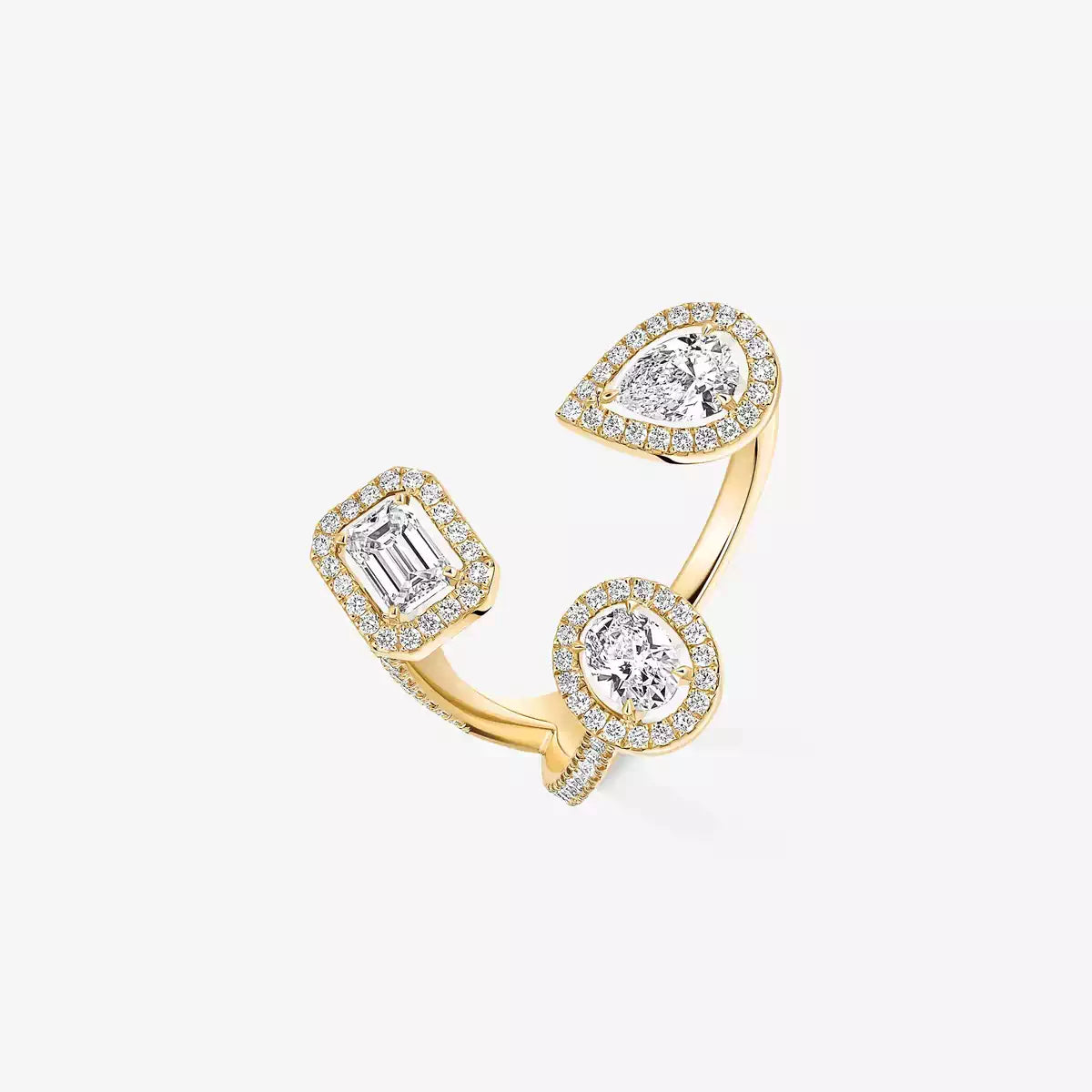 [[Regal Jewels] Diamond Ring 0,25ct My Twin Trilogy