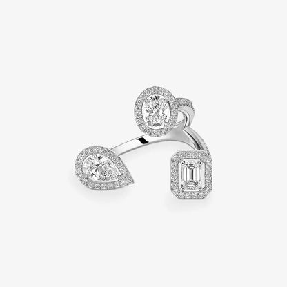 [[Regal Jewels] Diamond Ring 0,25ct My Twin Trilogy