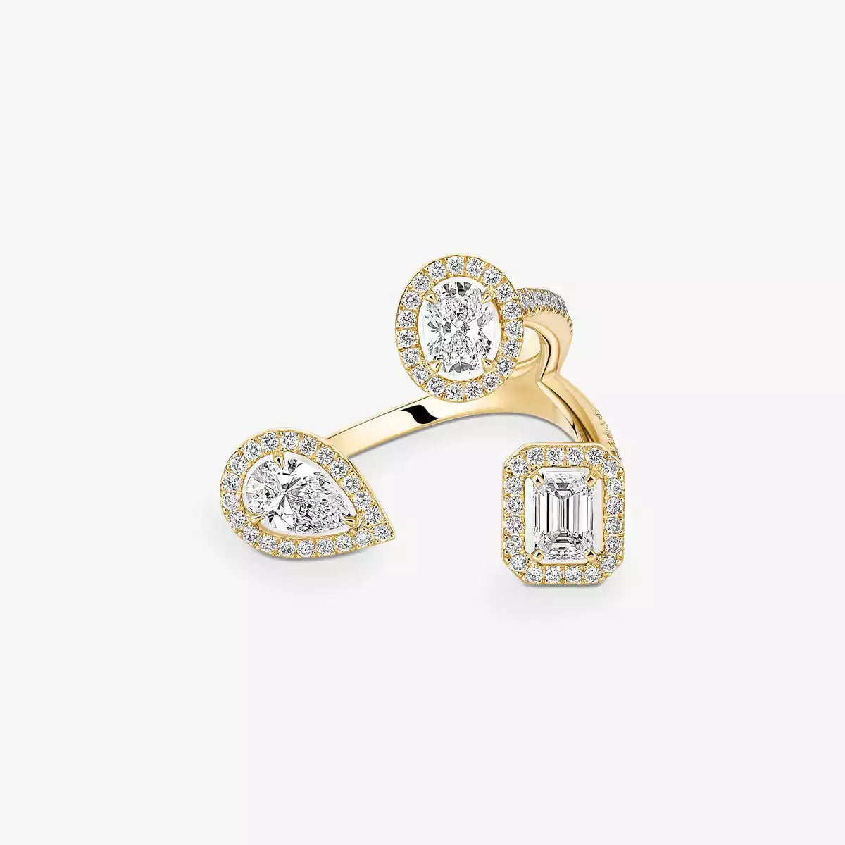 [[Regal Jewels] Diamond Ring 0,25ct My Twin Trilogy