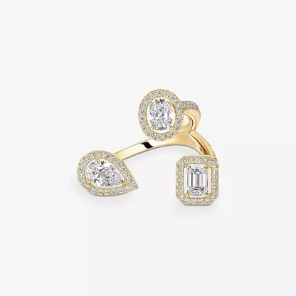 [[Regal Jewels] Diamond Ring 0,25ct My Twin Trilogy