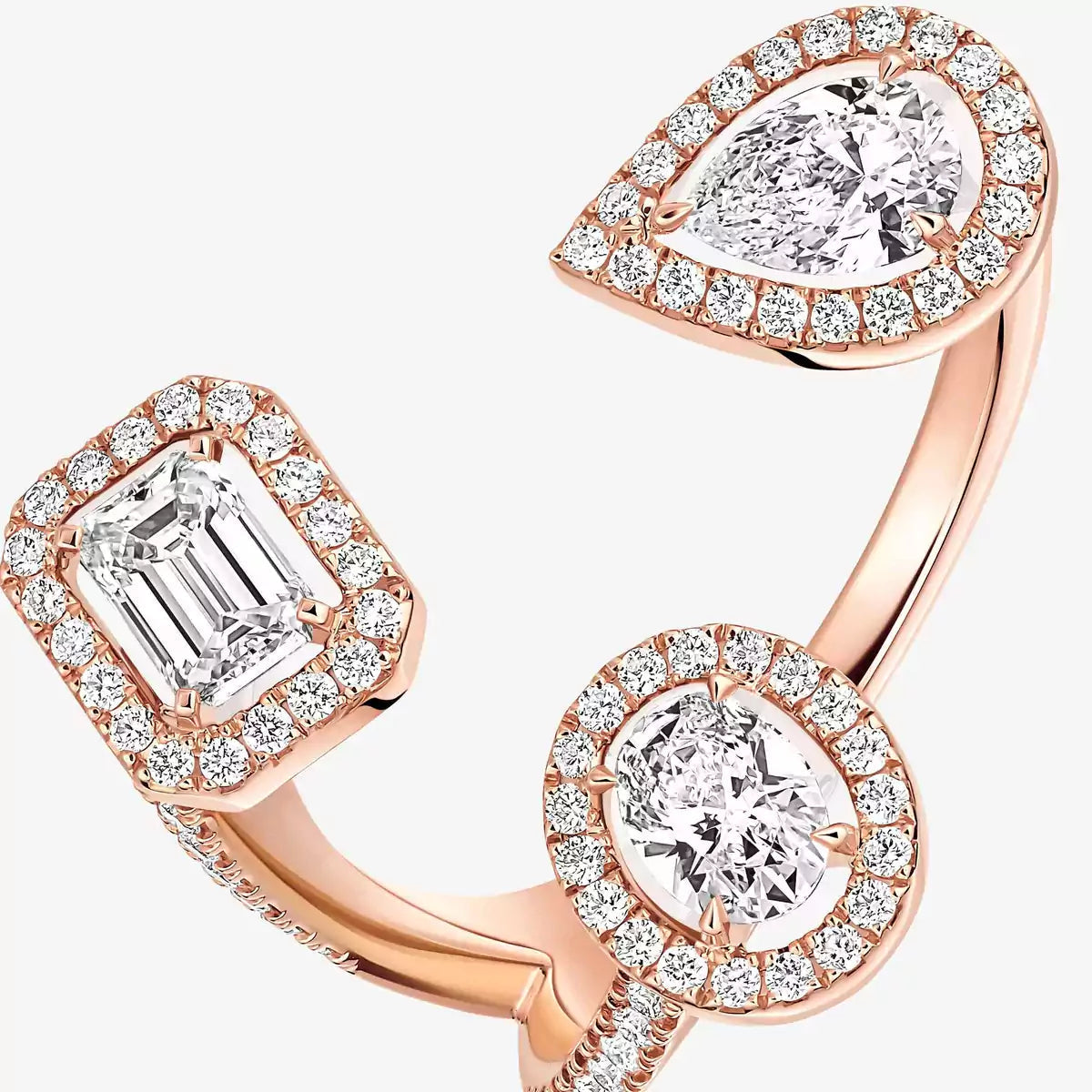 [[Regal Jewels] Diamond Ring 0,25ct My Twin Trilogy
