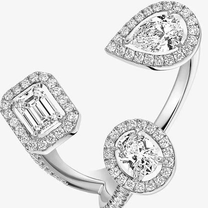 [[Regal Jewels] Diamond Ring 0,25ct My Twin Trilogy